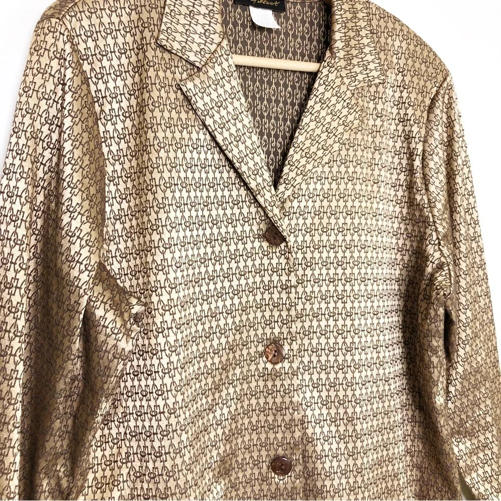 Ashley Stewart Gold Pantsuit - Picture 8 of 14